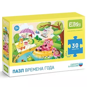 EL'BASCO Пазл детский 27х20 см Времена года Лето 1.0