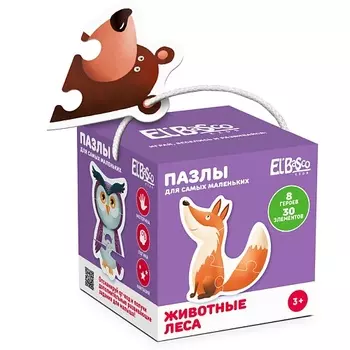 EL'BASCO Пазл для малышей "Животные леса" 1.0