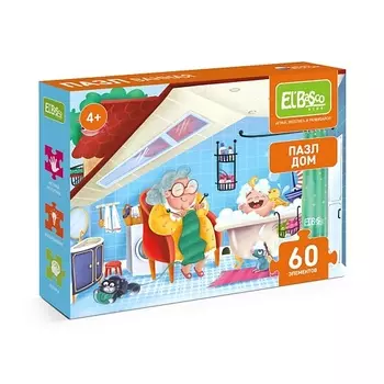 EL'BASCO Пазл Дом. Ванная 60 элементов 1.0
