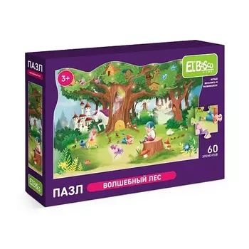 EL'BASCO Пазл Волшебный лес 60 элементов 1.0