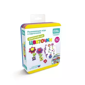 EL'BASCO Развивающая игра с карточками Повторяй-ка Цветочки 1.0