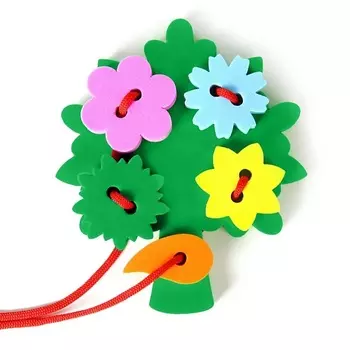 EL'BASCO Шнуровка для малышей Цветы. Букет 1.0