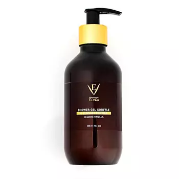 EL'VIRA Гель для душа суфле Jasmine vanilla «A sensual flower»
