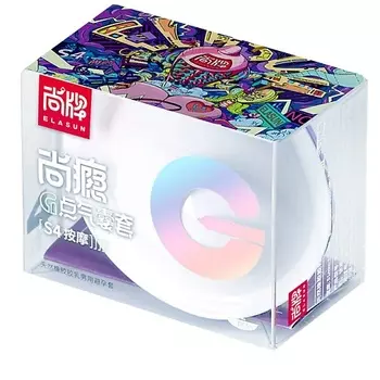 ELASUN Презервативы Elasun "G-spot air bag X5" особо тонкие, стимулирующие, со смазкой 2.0