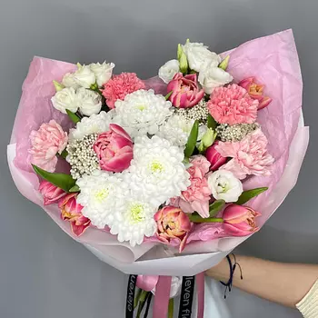 ELEVEN FLOWERS Весенний букет с яркими тюльпанами