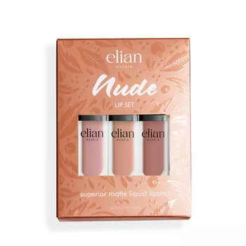 ELIAN Набор матовых помад Nude Lip Set