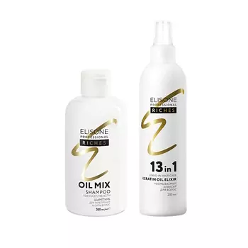 ELISONE PROFESSIONAL Косметический набор RICHES для укрепления и силы волос OIL MIX