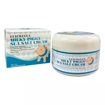 ELIZAVECCA Крем с морской солью омолаживающий Milky Piggy Sea Salt Cream