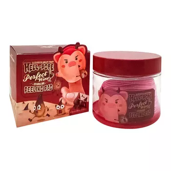 ELIZAVECCA Очищающие винные пэды Hell-Pore Perfect Wine Sparkling Peeling Pad