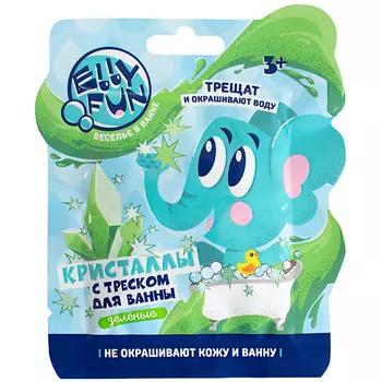 ELLYFUN Кристаллы с треском, зеленый 12.0