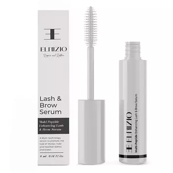 ELNIZIO Сыворотка для роста ресниц и бровей с мульти пептидами Lash&Brow Serum 4.0