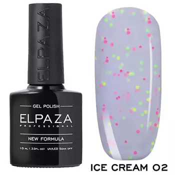 ELPAZA PROFESSIONAL Гель-лак для ногтей ICE CREAM