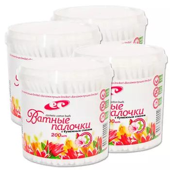 ЕМЕЛЬЯНЪ САВОСТИНЪ Палочки косметические ЭКО с бумажным стиком 800