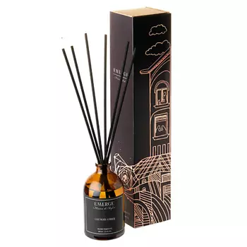 EMERGE Диффузор ароматический Дубовый Мох и Амбра для дома с палочками 100.0