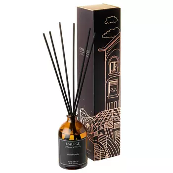 EMERGE Диффузор ароматический Ель-Мандарин для дома с палочками 100.0