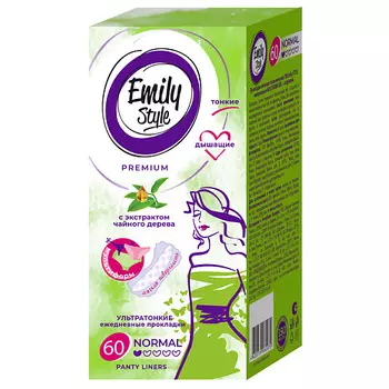 EMILYSTYLE MULTIFORM DEO прокладки ежедневные, ультратонкие, ароматизированные, чайное дерево 60.0