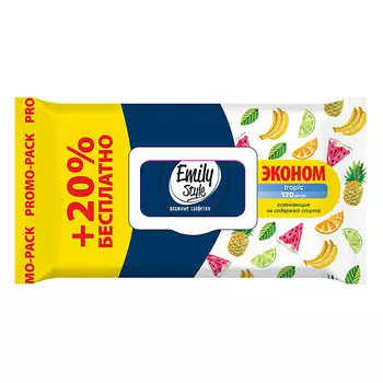 EMILYSTYLE Влажные гигиенические салфетки 120.0