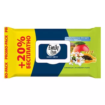 EMILYSTYLE Влажные гигиенические салфетки 120.0