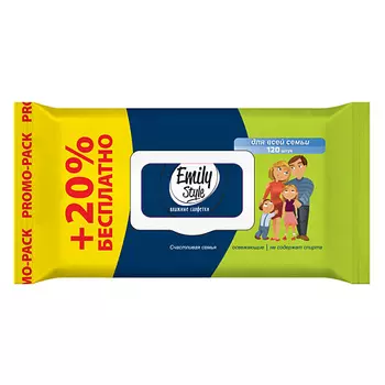 EMILYSTYLE Влажные гигиенические салфетки