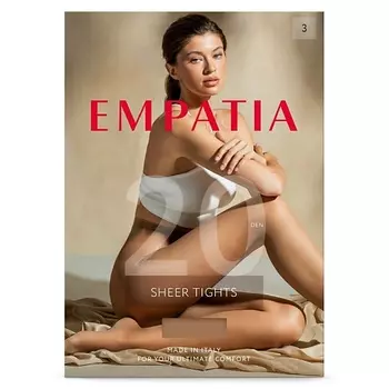 EMPATIA Прозрачные колготки из лайкры 20 DEN Dirt