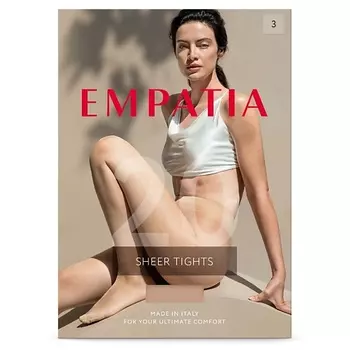 EMPATIA Прозрачные колготки из лайкры 20 DEN Nude