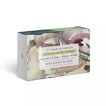 EMPIRE AUSTRALIA Мыло твердое для тела с маслами сливы какаду и эвкалипта Australian Art Series