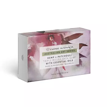 EMPIRE AUSTRALIA Мыло твердое для тела с маслами пачули и семян конопли Australian Art Series