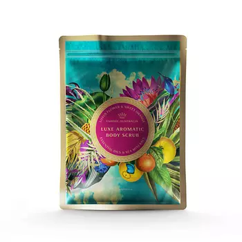 EMPIRE AUSTRALIA Скраб для тела с маслами цветка лотоса и сладкого апельсина Sapphire Coast