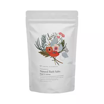 EMPIRE AUSTRALIA Соль для ванны с маслами розы и ветивера Rose And Vetiver Bath Salts