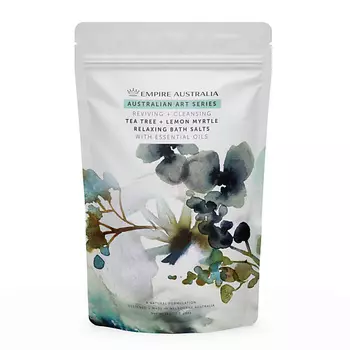 EMPIRE AUSTRALIA Соль для ванны с маслами чайного дерева и лимонного мирта Australian Art Series