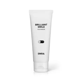 EMRA Зубная паста черная отбеливающая, натуральная с минералами BRILLIANT SMILE 25.0