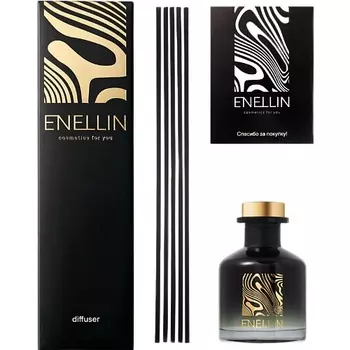 ENELLIN Парфюм для дома с запахом Ананас Апельсин люкс аромадиффузор с палочками 50.0