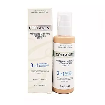 ENOUGH Антивозрастной увлажняющий тональный крем с коллагеном #23