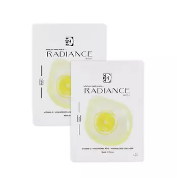 ENTREDERMA Набор Radiance маска для лица тканевая обновляющая