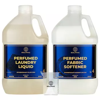 EOLITHIC Набор гель для стирки и кондиционер для белья, парфюмированный