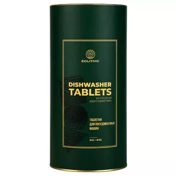 EOLITHIC Таблетки для посудомоечных машин с энзимами 40 шт