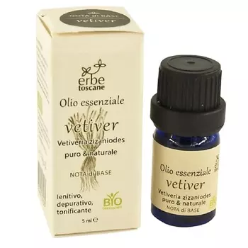 ERBE TOSCANE Масло эфирное ветивер BIO 5.0