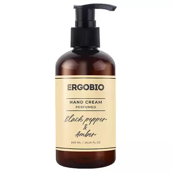 ERGOBIO Крем для рук черный перец и амбра 300.0
