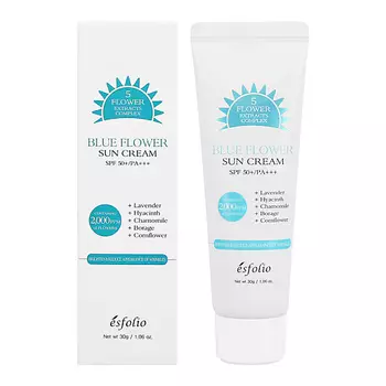 ESFOLIO Крем для лица BLUE FLOWER SUN солнцезащитный SPF50+ 30.0