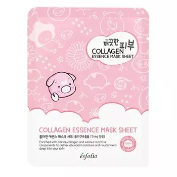 ESFOLIO Маска для лица с коллагеном 25