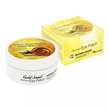 ESFOLIO Патчи для глаз GOLD SNAIL гидрогелевые с экстрактом секрета улитки 60.0