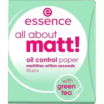 ESSENCE Матирующие салфетки all about matt! oil control paper