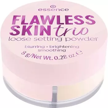 ESSENCE Пудра FLAWLESS SKIN, рассыпчатая, трехцветная