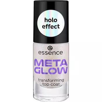 ESSENCE Топовое покрытие для ногтей Meta Glow Transforming Top Coat