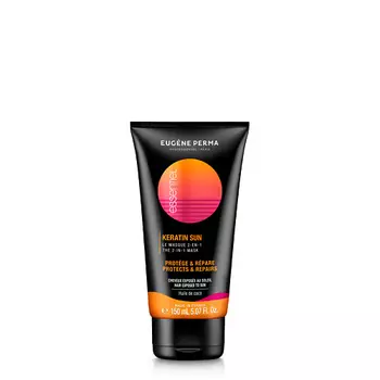 ESSENTIEL Маска для волос питательная 2в1 с кератином после пребывания на солнце Keratin Sun