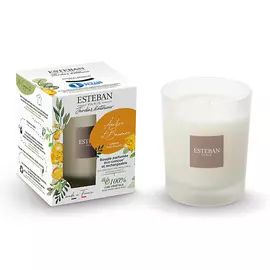 ESTEBAN PARIS PARFUMS Свеча ароматическая в стеклянном стакане Амбра и бальзамы