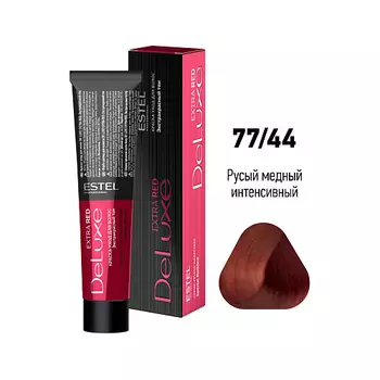 ESTEL PROFESSIONAL Краска-уход для волос DE LUXE EXTRA RED