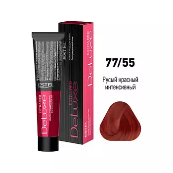 ESTEL PROFESSIONAL Краска-уход для волос DE LUXE EXTRA RED