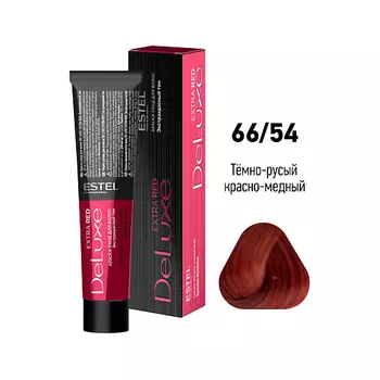ESTEL PROFESSIONAL Краска-уход для волос DE LUXE EXTRA RED