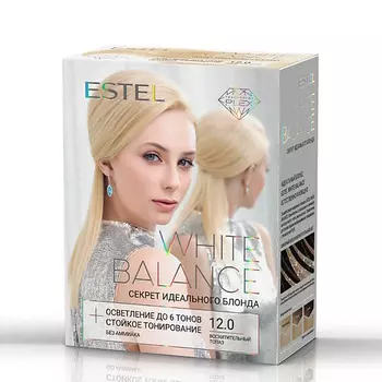 ESTEL PROFESSIONAL Набор для осветления и тонирования волос WHITE BALANCE 12.0 восхитительный топаз